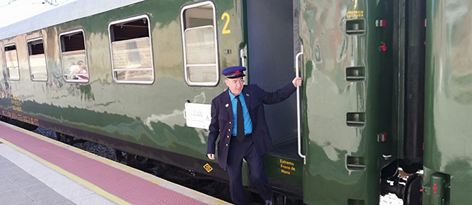 El tren histrico llega a Aguilar