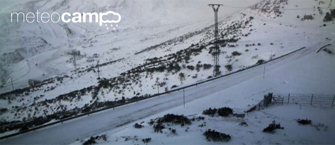 Lluvia en Reinosa y nieve por encima de Espinilla