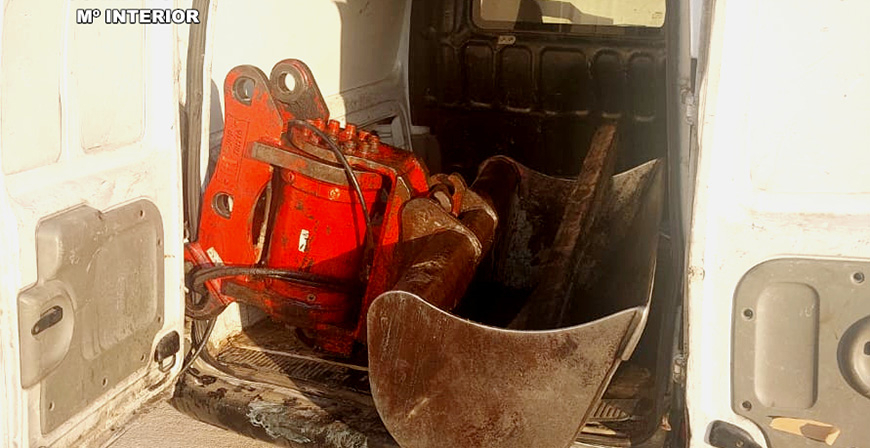 Localizados los presuntos autores de robos de cazos de retroexcavadoras en Reinosa por valor de unos 6.500  euros