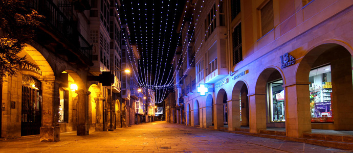Las luces de la Navidad