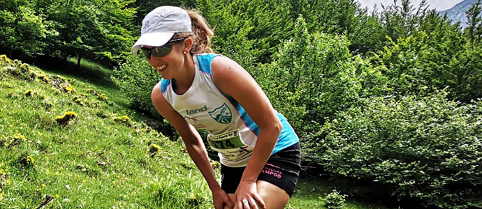 Luca Ibez revalida su ttulo de campeona de Cantabria de kilmetro vertical