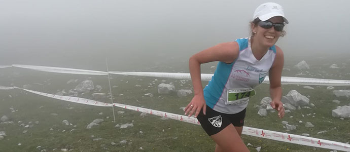 Luca Ibez revalida su ttulo de campeona de Cantabria de kilmetro vertical