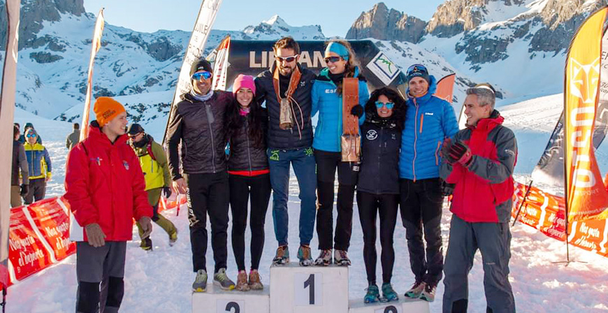 Luca Ibez se impone en la IX Picos Snow Run y Vctor Garca logra el tercer puesto