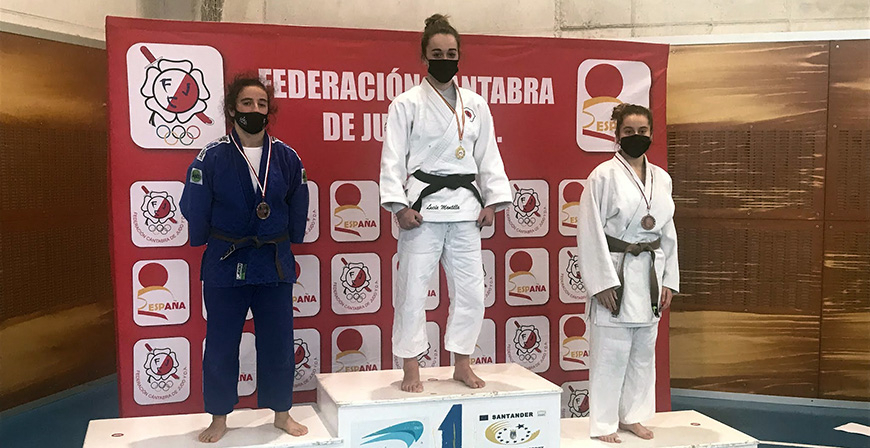 Luca Mantilla se proclama campeona de Cantabria de Judo en categora cadete -57 kg
