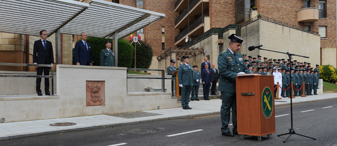 Luis Antonio del Castillo toma posesin como jefe de zona de la Guardia Civil de Cantabria
