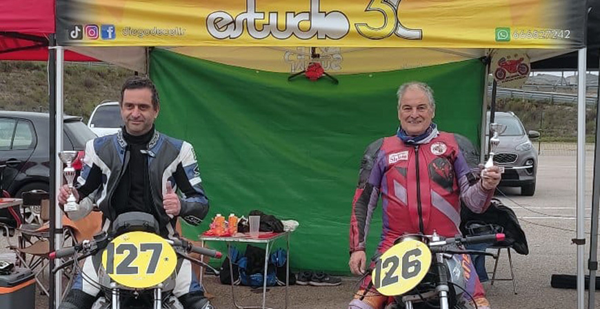 Luis Manuel Gil gana el campeonato de Castilla y Len de Motos Clsicas en categora Eurotwins