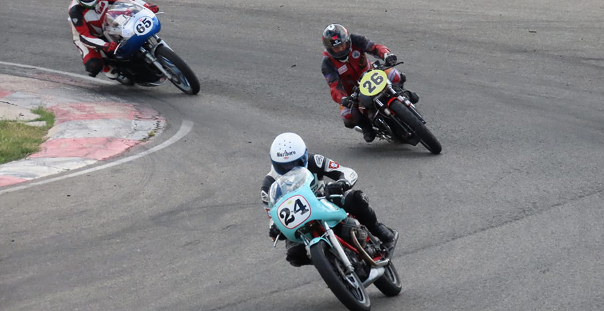 Luisma Gil se sube al podio en el segundo trofeo Siglo XX de Motos Clsicas disputado en Burgos