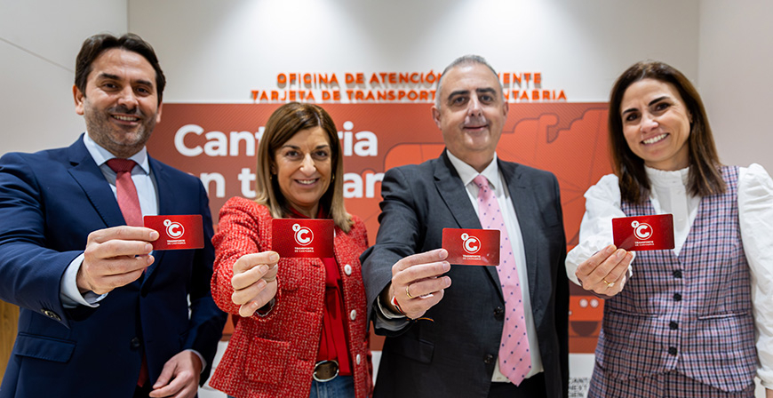Este lunes comienza a funcionar la tarjeta nica de transporte de Cantabria en autobuses regionales y urbanos