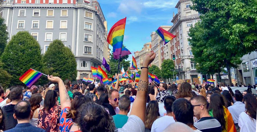 Manifestacin en Santander por el Da del Orgullo