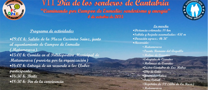 De marcha para conmemorar el 'Da de los senderos de Cantabria' 