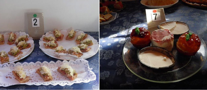 Merche Garca, Rosa Prez y Zulema Ruiz triunfan en el IV Concurso de cocina y repostera de Pesquera