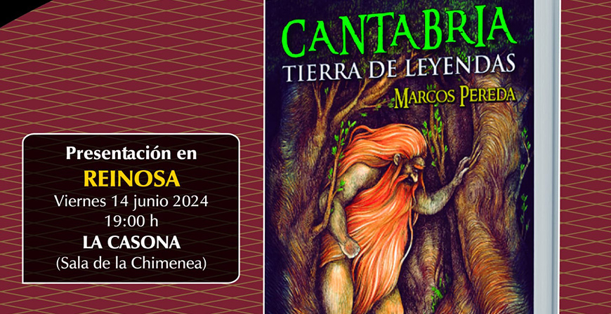 Marcos Pereda presenta en Reinosa su libro 'Cantabria, tierra de leyendas'