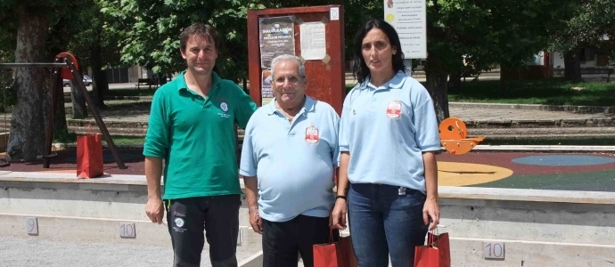 Mari y Sito, campeones del XI Torneo de Petanca de Reinosa