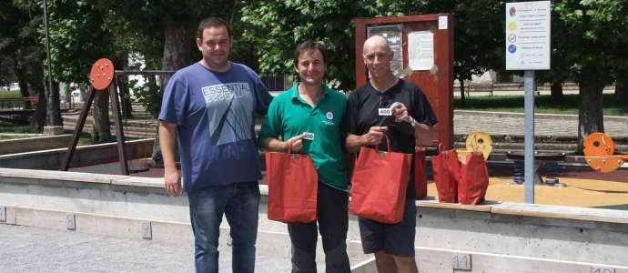 Mari y Sito, campeones del XI Torneo de Petanca de Reinosa