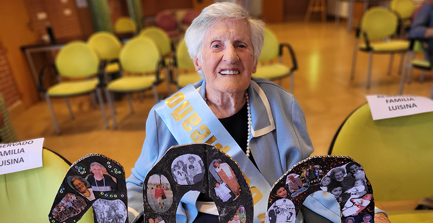 Mara Luisa Girn festeja su centenario en la Residencia San Francisco