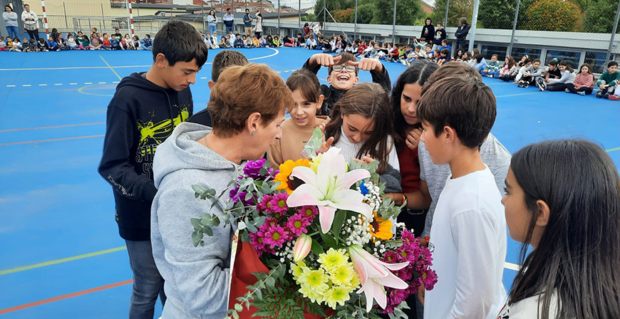 Mara Teresa Garca Gonzlez se jubila en el Alto Ebro