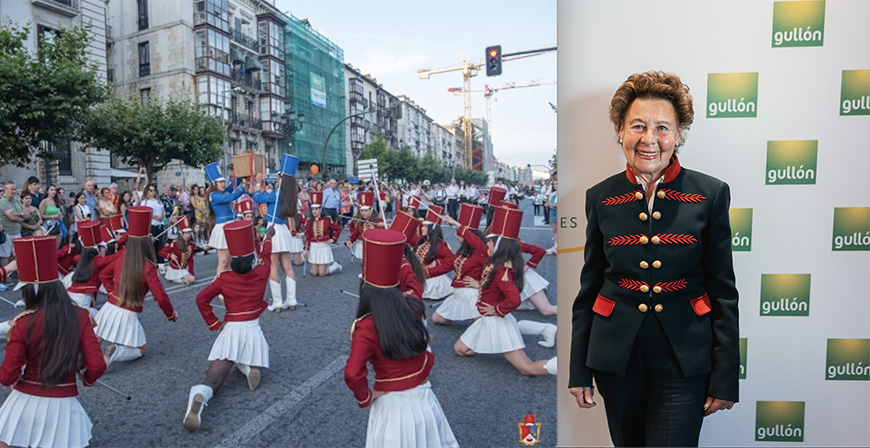 Mara Teresa Rodrguez y la Banda de Cornetas y Tambores y las Majorettes de Reinosa, Pantortilla de Oro y Flor de Nieve 2025