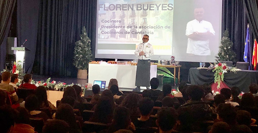 Mario Picazo visita el IES Montesclaros para alertar sobre el cambio clim�tico en el D�a Mundial de la Meteorolog�a