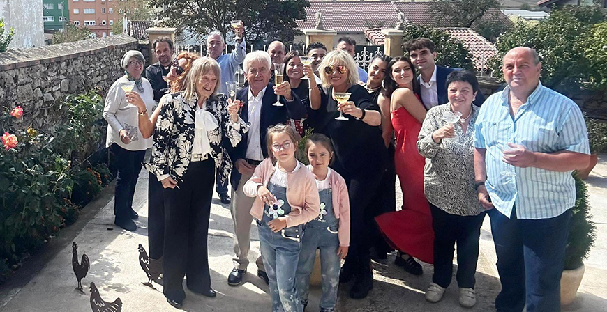 Marisa Gutirrez y Emilio Garca celebraron sus bodas de diamante