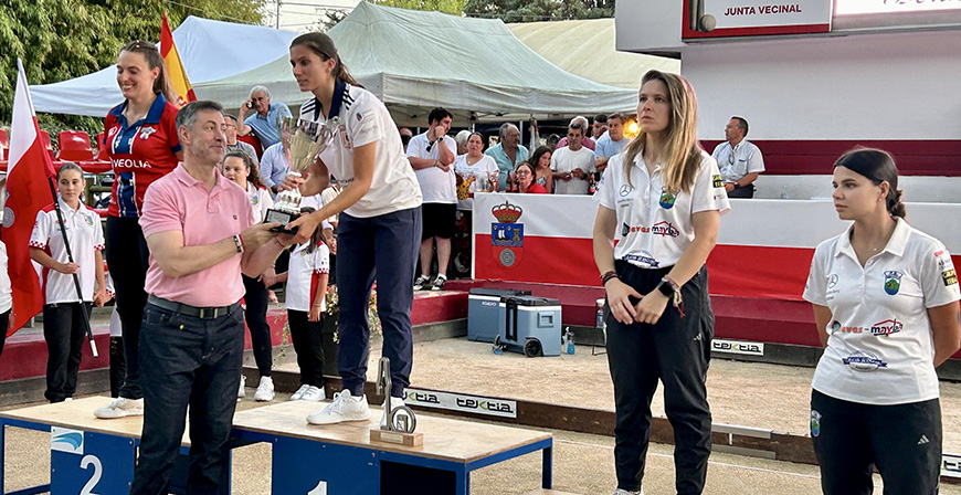 Marta Castillo se proclama por tercera vez consecutiva campeona regional de Bolo Palma