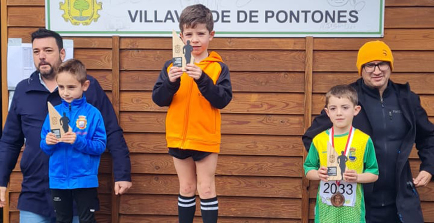 Mart�n Herrero se impone en la III Carrera de Villaverde de Pontone en sub 8 masculino 