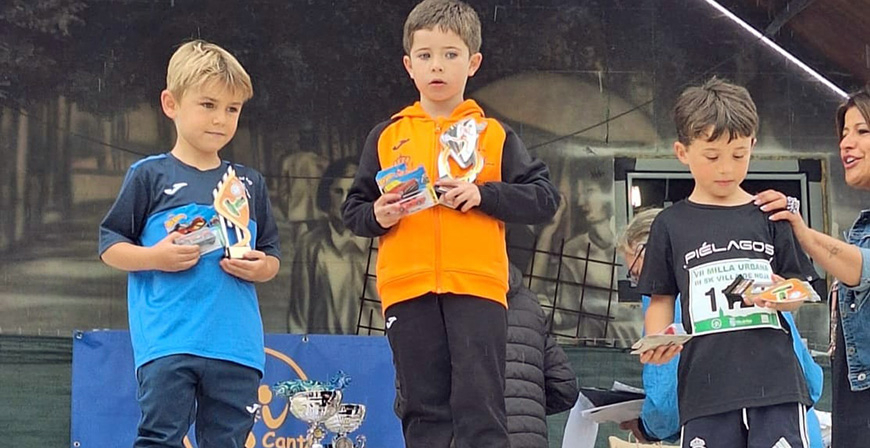 Mart�n Herrero se impone en la VII Milla Urbana Ciudad de Noja, categor�a sub 8 masculino