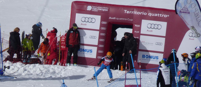 Ms de 180 jvenes esquiadores participan en la II Audi Quattro Cup en Alto Campoo