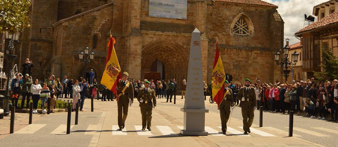 Ms de 200 personas protagonizaron la Jura de Bandera Civil de Aguilar de Campoo