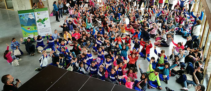 Ms de 300 escolares participaron en el encuentro de 'Explora tu ro' celebrado en Reinosa
