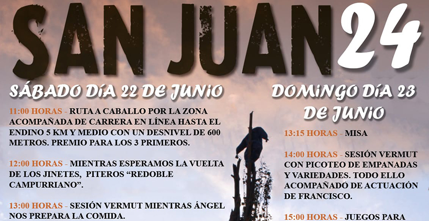 Mata de Hoz festeja este fin de semana a San Juan