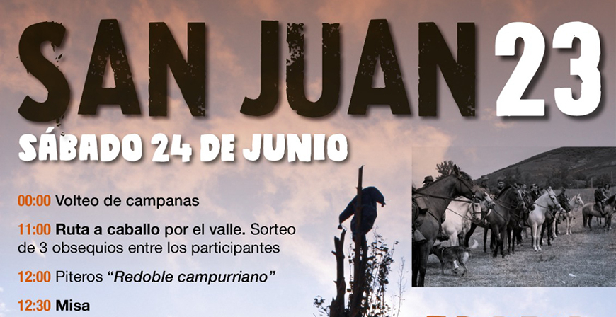 Mata de Hoz festejar maana a San Juan
