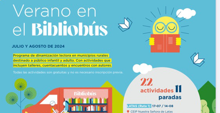 Matamorosa ser parada del 'Verano en el bibliobs' el 18 de julio y el 16 de agosto