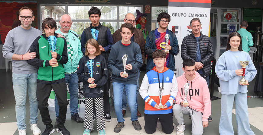 Mauro Arozamena conquista el IX Torneo Escolar de Ajedrez de Reinosa