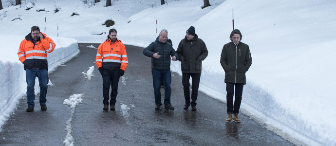Mazn destaca el trabajo de los operarios de carreteras durante el temporal