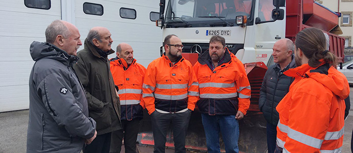 Mazn destaca el trabajo de los operarios de carreteras durante el temporal
