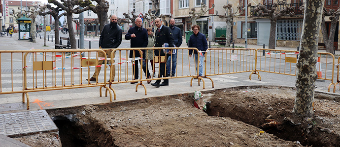 Mazn visita las obras de la Avenida Puente de Carlos III y las plazas de la Concordia y los Caos 
