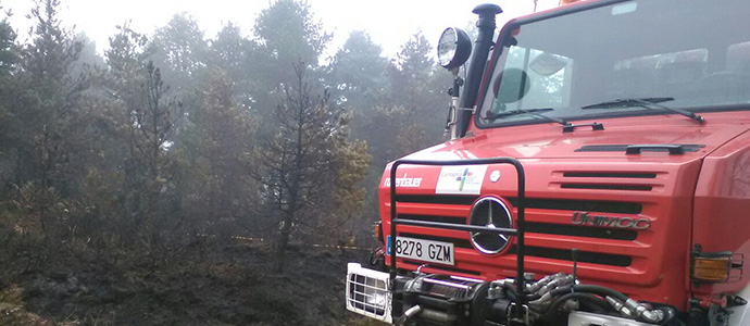 Medio Ambiente da por sofocados los dos incendios de Campoo de Suso