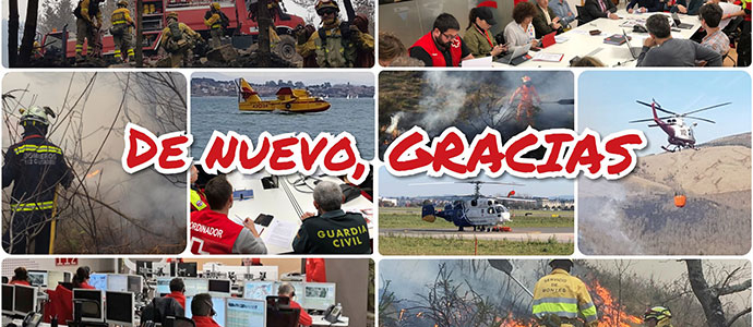 Medio Natural desactiva el nivel mximo de alerta por incendios forestales en toda la regin