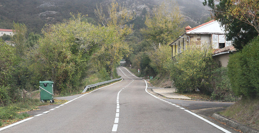 La mejora de la carretera Ruerrero-Carrales facilit la conexin de Valderredible con Burgos
