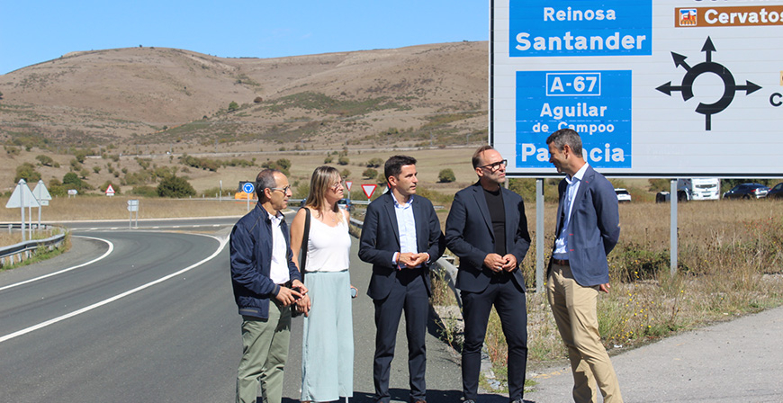 La mejora del firme de la N-611 entre el l�mite con Palencia y Arenas de Igu�a entra su recta final, tras una inversi�n de 2,25 millones de euros