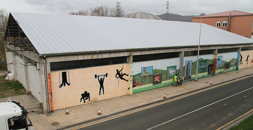 Mejoras acsticas en el polideportivo municipal de Mataporquera 