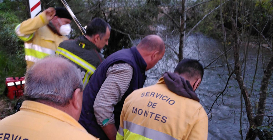 Una menor resulta herida tras caer al cauce del Saja en Casar de Periedo
