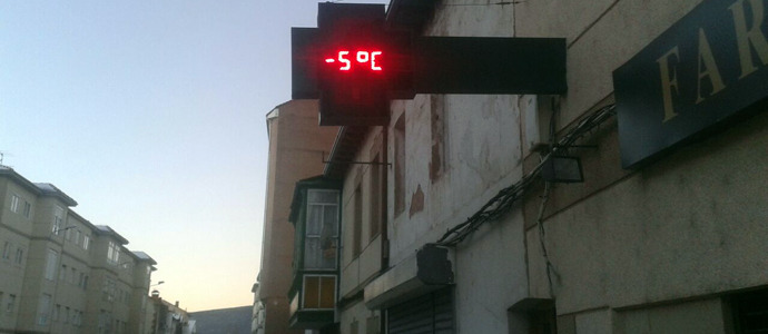 El mercurio se desploma, -9.4 en Cubillo de Ebro