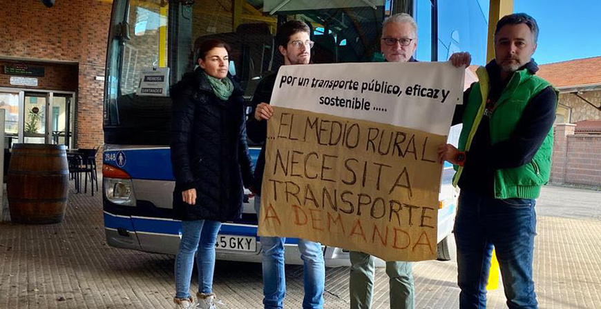 Las Mesas de Movilidad de Cantabria reclaman en Reinosa un sistema de transporte a demanda para las reas rurales