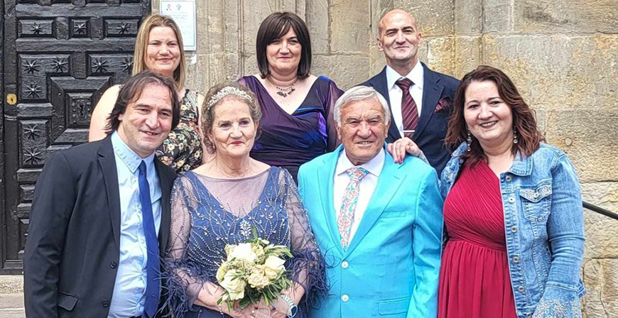Miguel ngel Jorrn y Teresa Arenas celebran sus Bodas de Oro