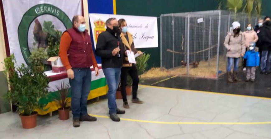 Miguel Herrero gana con sus gallinas pedresas el monogrfico del VI Concurso de Avicultura de Albelda de Iregua 