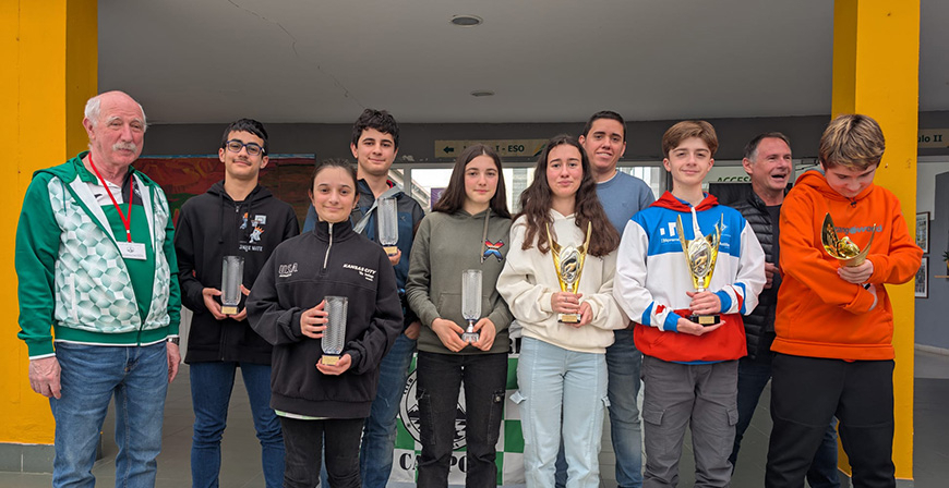 Miguel Martnez, Sheila Martina Palie, Yasmina Carolina y Julio Montesern triunfan en el VIII Torneo de Ajedrez Escolar de Reinosa