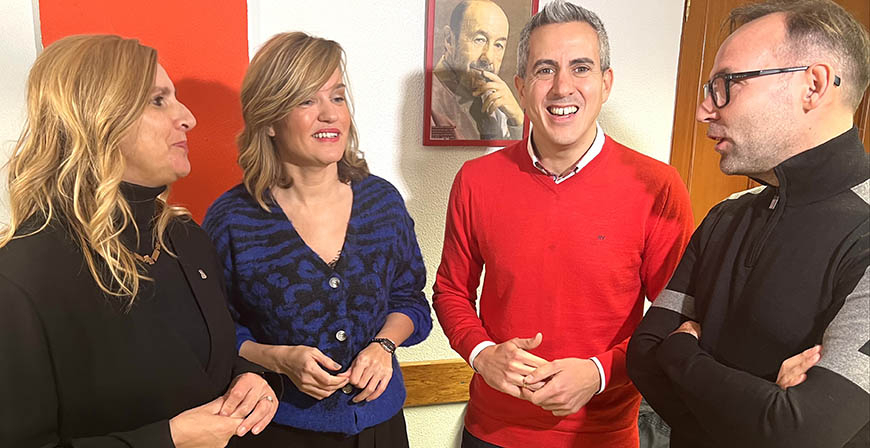 Pilar Alegra, en Reinosa: 