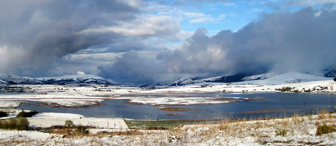 El mirador del Pantano del Ebro