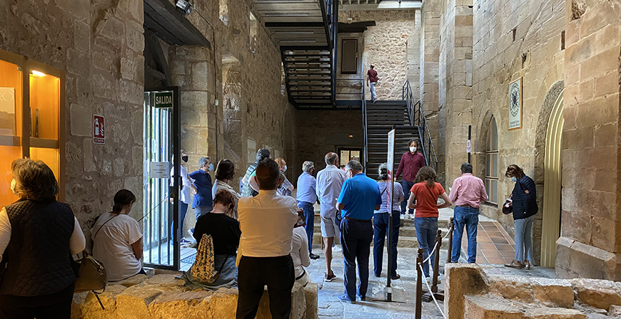 El monasterio de Santa Mara la Real recibi ms de 5.600 visitas este verano